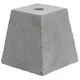 betongúla villámvédelmi vezető tartóhoz, 200x200x190 mm