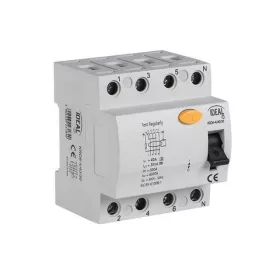 Áram-védőkapcsoló 4P 25A 30mA AC, IDEAL, KRD6-4/25/30