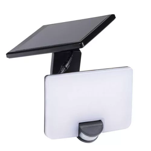 LED szolár reflektor mozgásérzékelővel, FL SOLNAR SLR, max. 8W, max. 800lm, 4000K, IP54, 2 funkció 