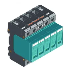   PO I 5 PV 1000 V DC/12,5kA B+C (T1+T2), In:30kA Imax:50kA, távjelzés nélkül
