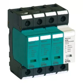 Túlfeszültség levezető T1+T2(B+C) PO I 3+1 e 280V/7kA