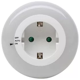   LED éjszakai fény alkonykapcsolós, dugaljjal, kapcsolóval 3 LED