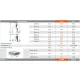 Krause CORDA alumínium tolólétra 2x8 fokos, 032089