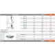 Krause CORDA alumínium tolólétra 2x11 fokos, 032119