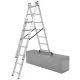 Krause CORDA sokcélú létra lépcsőfunkcióval 3x7 fokos, 033376