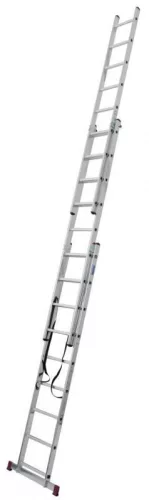 Krause Corda sokcélú létra lépcsőfunkcióval 3x9 fokos, 033390