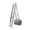 Krause CORDA sokcélú létra lépcsőfunkcióval 3x10 fokos, 033406