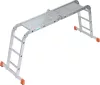 Krause MONTO MULTIMATIC univerzális csuklós létra 4x3 fokos, dobogó készlettel, 120687