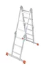 Krause MONTO MULTIMATIC univerzális csuklós létra 4x3 fokos, dobogó készlettel, 120687