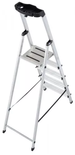 Krause SAFETY lépcsőfokos állólétra, 5 fokos, 126337