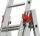 Krause TRIBILO sokcélú létra, háromtagú, 3x9 fokos, 129673