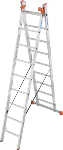 Krause TRIBILO sokcélú létra, háromtagú, 3x9 fokos, 129673