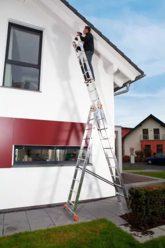 Krause TRIBILO sokcélú létra, háromtagú, 3x10 fokos, 129680