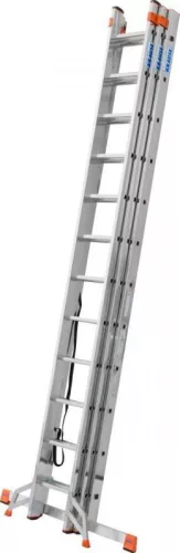 Krause TRIBILO sokcélú létra, háromtagú, 3x12 fokos, 129703