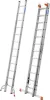 Krause TRIBILO sokcélú létra, háromtagú, 3x12 fokos, 129703