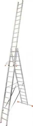Krause TRIBILO sokcélú létra, háromtagú, 3x14 fokos, 129727