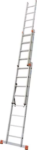 Krause TRIBILO létrafokos sokcélú létra, háromtagú, lépcsőfunkcióval 3x8 fokos, 129741