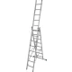 Krause STABILO létrafokos sokcélú létra, háromtagú 3x8 fokos, 133748