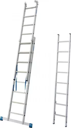 Krause STABILO létrafokos sokcélú létra, háromtagú 3x8 fokos, 133748