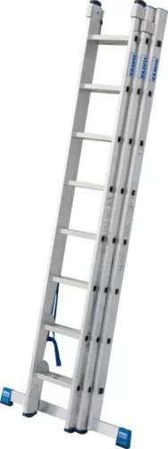 Krause STABILO létrafokos sokcélú létra, háromtagú 3x8 fokos, 133748