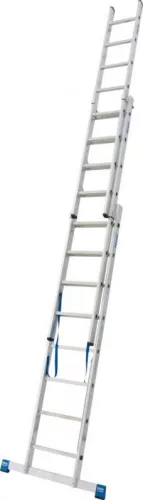 Krause STABILO létrafokos sokcélú létra, háromtagú 3x8 fokos, 133748