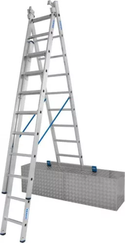Krause STABILO létrafokos sokcélú létra, háromtagú 3x9 fokos, 133755