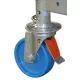 KRAUSE Climtec alu munkaállvány kerékkészlet, 1 db, 125 mm, Krause 714107