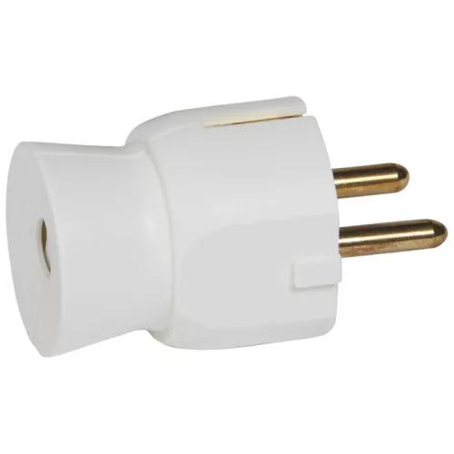Legrand 2P+F csatlakozó dugó műanyag, fehér