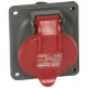 Hypra Dafbm-163k06 400V~ IP44 rögzíthető aljzat