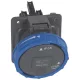 Hypra beépíthető aljzat 2P+E 63A 200/250V IP66/67