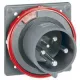 Hypra Dfrm-633k06 400V~ IP66/67 rögzíthető dugó