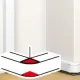 DLP külső könyök elem bepattintható kábelcsatornához, állíthatóbelső szög: 80 -120°, 80 x 50 mm, fe
