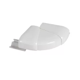   Állítható külső könyök: 85120° antimikrobiális 180x50 mm csatornához