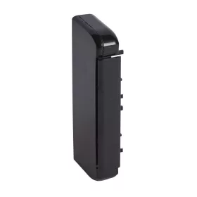 Végzáró fekete 130x50 mm csatornához
