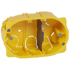   Batibox süllyesztődoboz gipszkartonfalba 3 modulos, 40mm mély