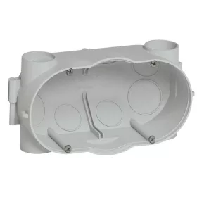   Batibox süllyesztődoboz betonfalba, univerzális, kettes, fedéllel, 58mm mély