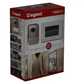   Legrand 2 vezetékes színes videó kaputelefon szett, 1 v. 2 lakásos, 7"-os FEHÉR beltéri egységgel