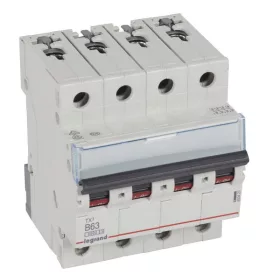 TX3 kismegszakító 4P B63 6000A/6kA BIC