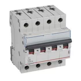 TX3 kismegszakító 4P C6 6000A/6kA BIC
