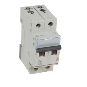 TX3 kismegszakító 2P D20 6000A/6kA BIC