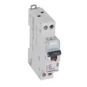 DX3 kismegszakító 1P+N B2 6000A/10kA