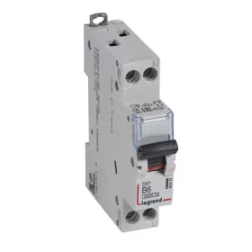 DX3 kismegszakító 1P+N B6 6000A/10kA