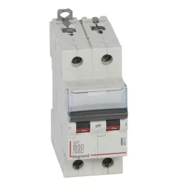 DX3 kismegszakító 2P B50 6000A/10kA