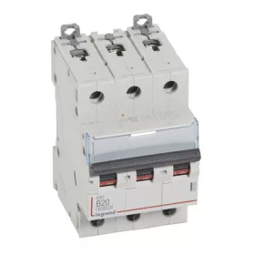 DX3 kismegszakító 3P B20 6000A/10kA