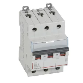 DX3 kismegszakító 3P B63 6000A/10kA