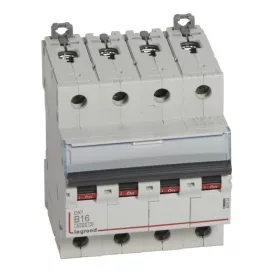 DX3 kismegszakító 4P B16 6000A/10kA