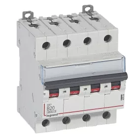 DX3 kismegszakító 4P B20 6000A/10kA