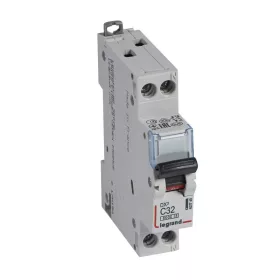 DX3 kismegszakító 1P+N C32 6000A/10kA