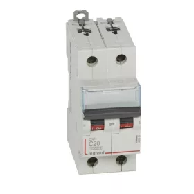 DX3 kismegszakító 2P C20 6000A/10kA