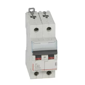 DX3 kismegszakító 2P C40 6000A/10kA